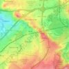 Mapa topográfico 52080, altitud, relieve