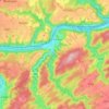 Mapa topográfico 56253, altitud, relieve