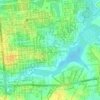 Mapa topográfico Sapiranga / Coité, altitud, relieve