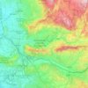 Mapa topográfico Apt, altitud, relieve