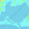 Mapa topográfico Lagoa de Fora/Saquarema, altitud, relieve