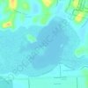 Mapa topográfico Lagoa de Jacarepiá, altitud, relieve