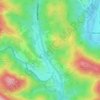Mapa topográfico Ubidea, altitud, relieve