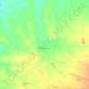 Mapa topográfico Afonso Bezerra, altitud, relieve
