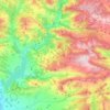 Mapa topográfico Conca de Dalt, altitud, relieve