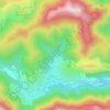 Mapa topográfico Bez-et-Esparon, altitud, relieve