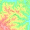 Mapa topográfico Ottercreek Township, altitud, relieve