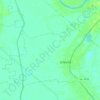 Mapa topográfico Bang Ban Subdistrict, altitud, relieve