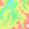 Mapa topográfico Paime, altitud, relieve