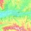 Mapa topográfico Graulhet, altitud, relieve