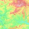 Mapa topográfico Communauté de communes du Pays de Mortagne au Perche, altitud, relieve