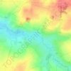 Mapa topográfico Sommaing, altitud, relieve