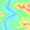 Mapa topográfico La Bujona, altitud, relieve
