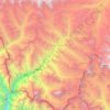 Mapa topográfico 绒辖乡, altitud, relieve