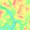 Mapa topográfico Mattawamkeag, altitud, relieve