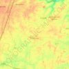 Mapa topográfico Outarville, altitud, relieve