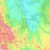 Mapa topográfico Bosque de Protección San Matías-San Carlos, altitud, relieve