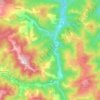 Mapa topográfico Lukovo, altitud, relieve