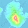 Mapa topográfico Siasi Island, altitud, relieve
