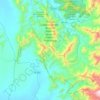 Mapa topográfico Área de Conservación Regional Bosques Secos de Salitral-Huarmaca, altitud, relieve