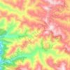 Mapa topográfico Nuwakot, altitud, relieve