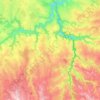 Mapa topográfico 23110, altitud, relieve