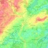 Mapa topográfico 23617, altitud, relieve