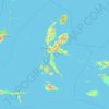 Mapa topográfico North Maluku, altitud, relieve