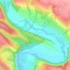 Mapa topográfico Угринь, altitud, relieve