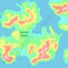 Mapa topográfico Suemez Island, altitud, relieve