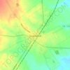 Mapa topográfico Groesbeck, altitud, relieve