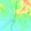 Mapa topográfico Jacksonville, altitud, relieve