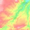 Mapa topográfico Governador Dix-Sept Rosado, altitud, relieve