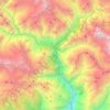 Mapa topográfico Dharapani, altitud, relieve
