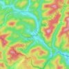 Mapa topográfico Bobenthal, altitud, relieve