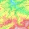 Mapa topográfico Trogen, altitud, relieve