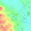 Mapa topográfico Great Ouseburn, altitud, relieve