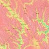 Mapa topográfico 道孚县 རྟའུ་རྫོང།, altitud, relieve