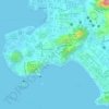 Mapa topográfico Ingá, altitud, relieve