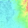 Mapa topográfico Chimá, altitud, relieve