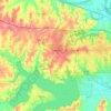 Mapa topográfico Kanwaka Township, altitud, relieve