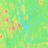 Mapa topográfico Mattagami Lake, altitud, relieve