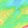 Mapa topográfico Brey-et-Maison-du-Bois, altitud, relieve