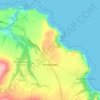 Mapa topográfico Hinderwell, altitud, relieve