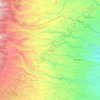 Mapa topográfico Kangema, altitud, relieve