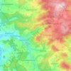 Mapa topográfico Neukirchen, altitud, relieve