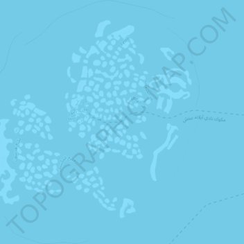 Mapa topográfico العالم, altitud, relieve