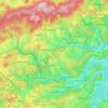 Mapa topográfico Lister, altitud, relieve