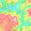 Mapa topográfico Ribas de Sil, altitud, relieve