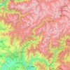 Mapa topográfico Balakot Tehsil, altitud, relieve